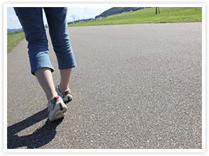 足元から身体のバランスを矯正する イメージ写真